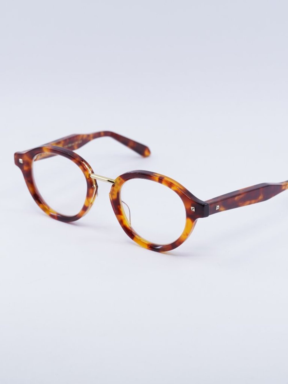 Valentino V-ESSENTIAL-IV VLX-132C Eyeglasses Havana 46mm Round Frame